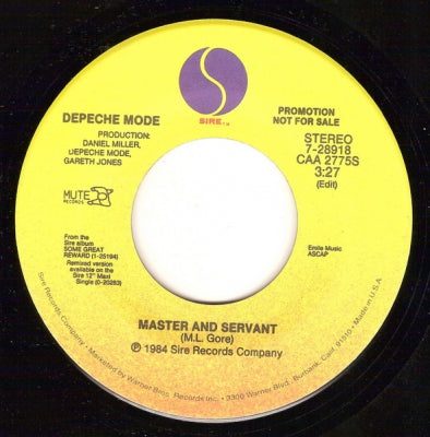 DEPECHE MODE - Master And Servant
