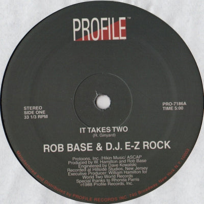 ROB BASE & D.J. EZ-ROCK - It Takes Two