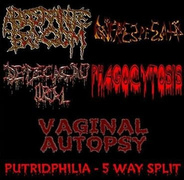 VARIOUS - Putridphilia - 5 Way Split