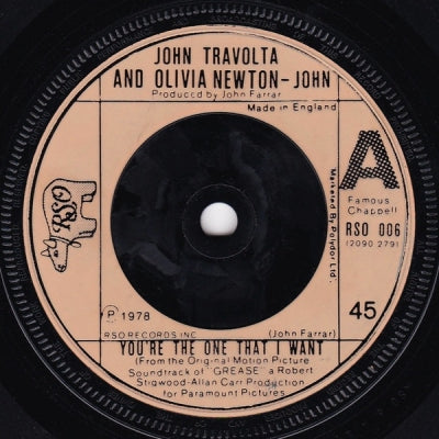 JOHN TRAVOLTA AND OLIVIA NEWTON-JOHN - You're The One That I Want
