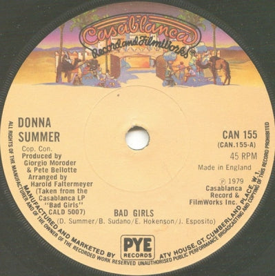 DONNA SUMMER - Bad Girls