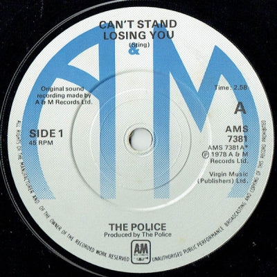 THE POLICE - Can't Stand Losing You