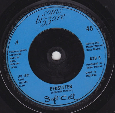 SOFT CELL - Bedsitter / Facility Girls