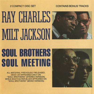 RAY CHARLES & MILT JACKSON - Soul Brothers/Soul Meeting