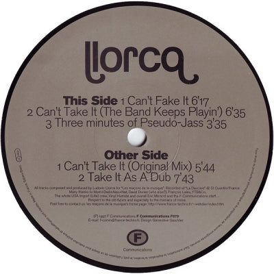 LLORCA - Can't Take It