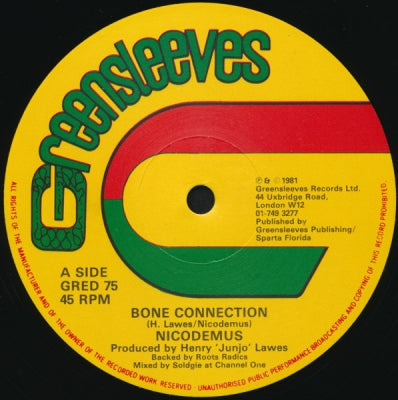 NICODEMUS / LEROY SMART - Bone Connection / All Of My Love