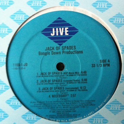 BOOGIE DOWN PRODUCTIONS - Jack Of Spades / I'm Still #1