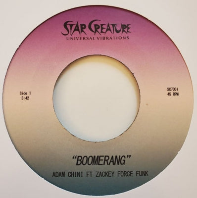ADAM CHINI FT ZACKEY FORCE FUNK - Boomerang