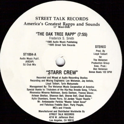 STARR CREW - The Oak Tree Rapp