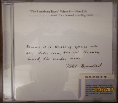 KETIL BJøRNSTAD - "The Rosenborg Tapes" Volum 1-----New Life....................Music For A Beloved Recording Studio