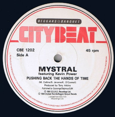 MYSTRAL FEATURING KEVIN POWER - Pushing Back The Hands Of Time