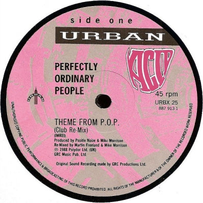 PERFECTLY ORDINARY PEOPLE - Theme From P.O.P. (Club Re-mix)