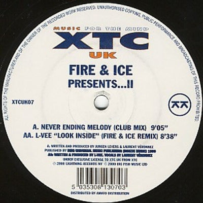 FIRE & ICE / L-VEE - Presents...II (Never Ending Melody / Look Inside - Remix)