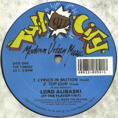 LORD ALIBASKI (OF THE FLAVOR UNIT) - Lyrics In Motion / Top Gun