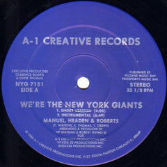 MANUEL, HEADEN, & ROBERTS - We're The New York Giants
