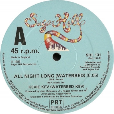 KEVIE KEV (WATERBED KEV) - All Night Long (Waterbed) / Sweet Stuff