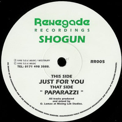 SHOGUN - Just For You / Paparazzi