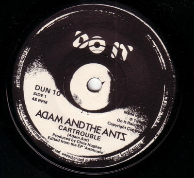 ADAM & THE ANTS - Cartrouble