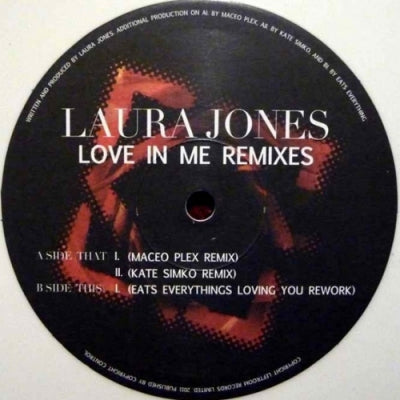 LAURA JONES - Love In Me Remixes