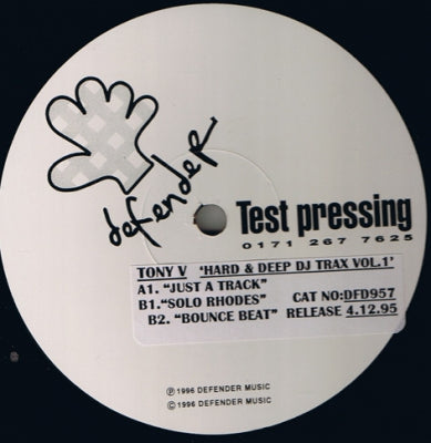 TONY V - The Hard & Deep DJ Trax EP