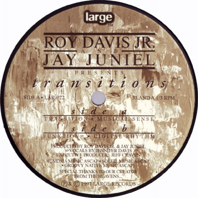 ROY DAVIS JNR & JAY JUNIEL - Transitions