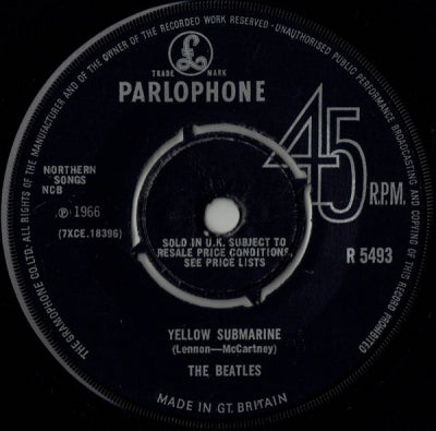 THE BEATLES - Eleanor Rigby / Yellow Submarine