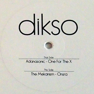 ADANASONIC / THE MEKANISM - One For The X / Onsra