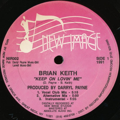 BRIAN KEITH - Keep On Lovin' Me