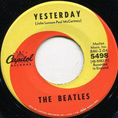 THE BEATLES - Yesterday / Act Naturally