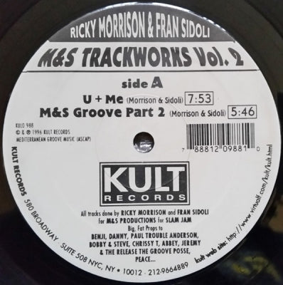 RICKY MORRISON & FRAN SIDOLI - M&S Trackworks Vol. 2