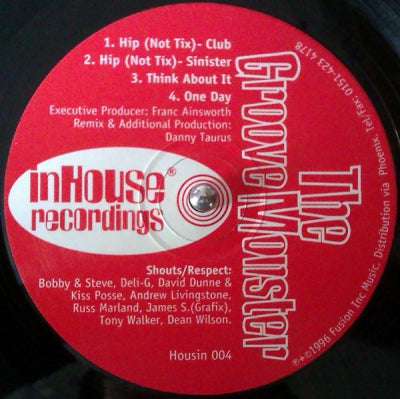 THE GROOVE MONSTER - Hip (Not Tix)