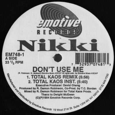 NIKKI - Don't Use Me