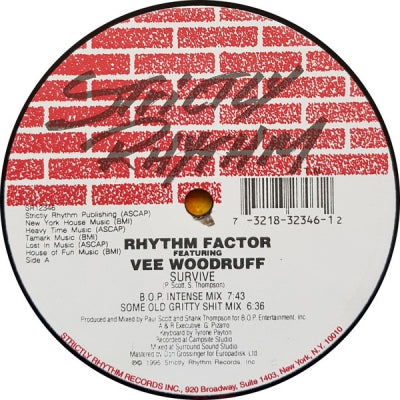 RHYTHM FACTOR FEATURING VEE WOODRUFF - Survive