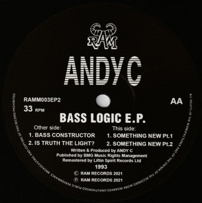 ANDY C - Bass Logic E.P.