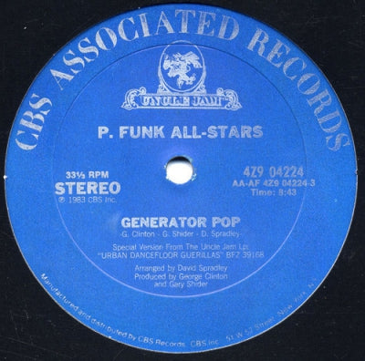 P. FUNK ALLSTARS - Generator Pop / Hydraulic Pump