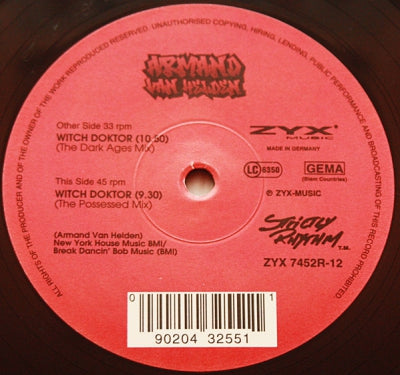 ARMAND VAN HELDEN - Witch Doktor