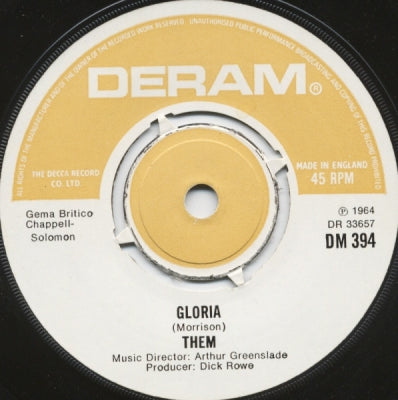 THEM - Gloria / Baby Please Don't Go