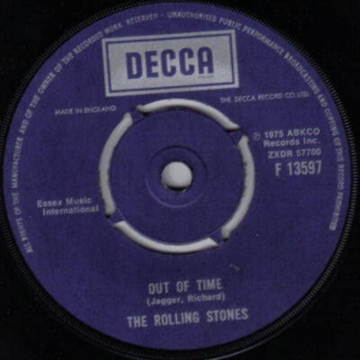 THE ROLLING STONES - Out Of Time / Jiving Sister Fanny