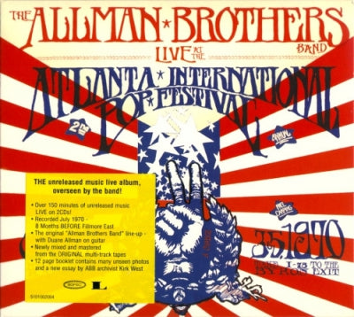 THE ALLMAN BROTHERS BAND - Live At The Atlanta International Pop Festival July 3 & 5, 1970