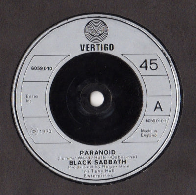 BLACK SABBATH - Paranoid