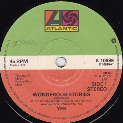 YES - Wonderous Stories