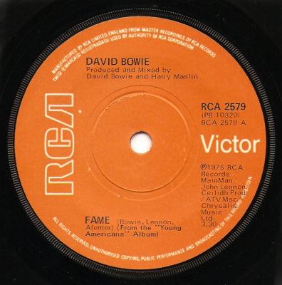DAVID BOWIE - Fame / Right
