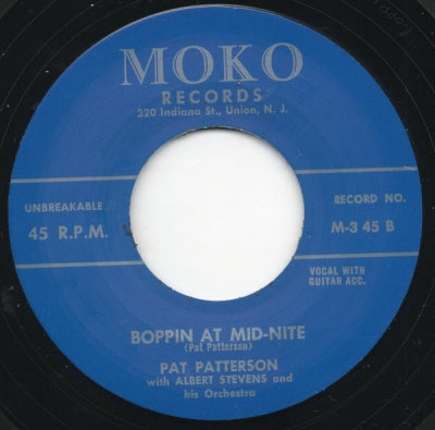 PAT PATTERSON WITH ALBERT STEVENS AND HIS ORCHESTRA - Rock An' Roll Story