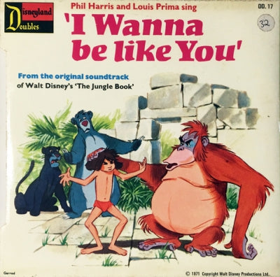 LOUIS PRIMA & PHIL HARRIS / THE VULTURES - I Wan'na Be Like You / That's What Friends Are For