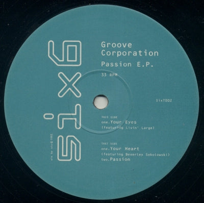 GROOVE CORPORATION - Passion E.P.
