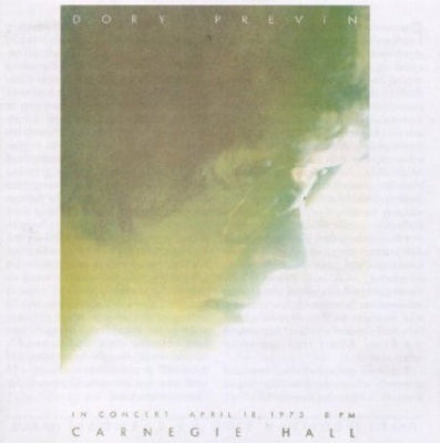 DORY PREVIN - Live At Carnegie Hall