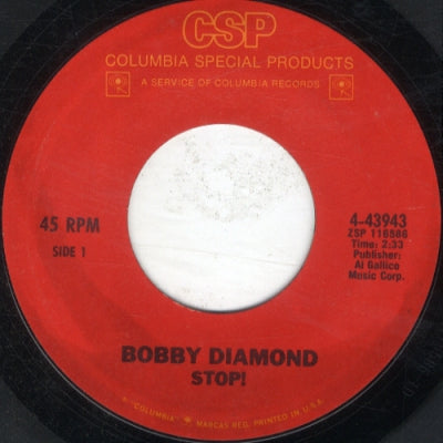 BOBBY DIAMOND - Stop! / Usually You