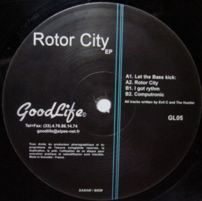EVIL C AND THE HUSTLER - Rotor City
