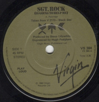 XTC - Sgt Rock (Is Going To Help Me) / Living Through Another Cuba (Live) / Generals And Majors (Live)