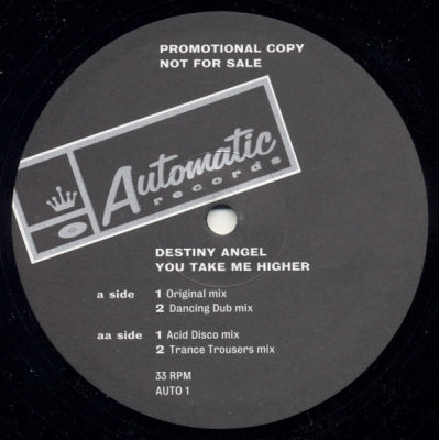 DESTINY ANGEL - You Take Me Higher